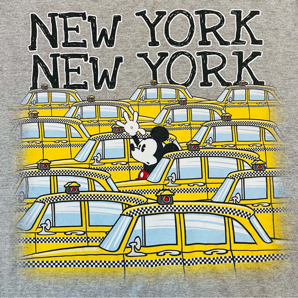 Mickey Mouse with NYC taxis from NYC Disney Store size S. Hard to find.